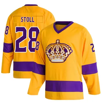 Men's Jarret Stoll Los Angeles Kings Classics Jersey - Gold Authentic