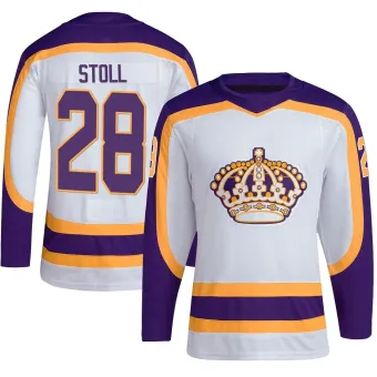 Men's Jarret Stoll Los Angeles Kings Reverse Retro 2.0 Jersey - White Authentic
