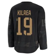 Youth Brian Kilrea Los Angeles Kings 2024 Military Appreciation Practice Jersey - Black Premium