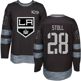 Youth Jarret Stoll Los Angeles Kings 1917-2017 100th Anniversary Jersey - Black Authentic